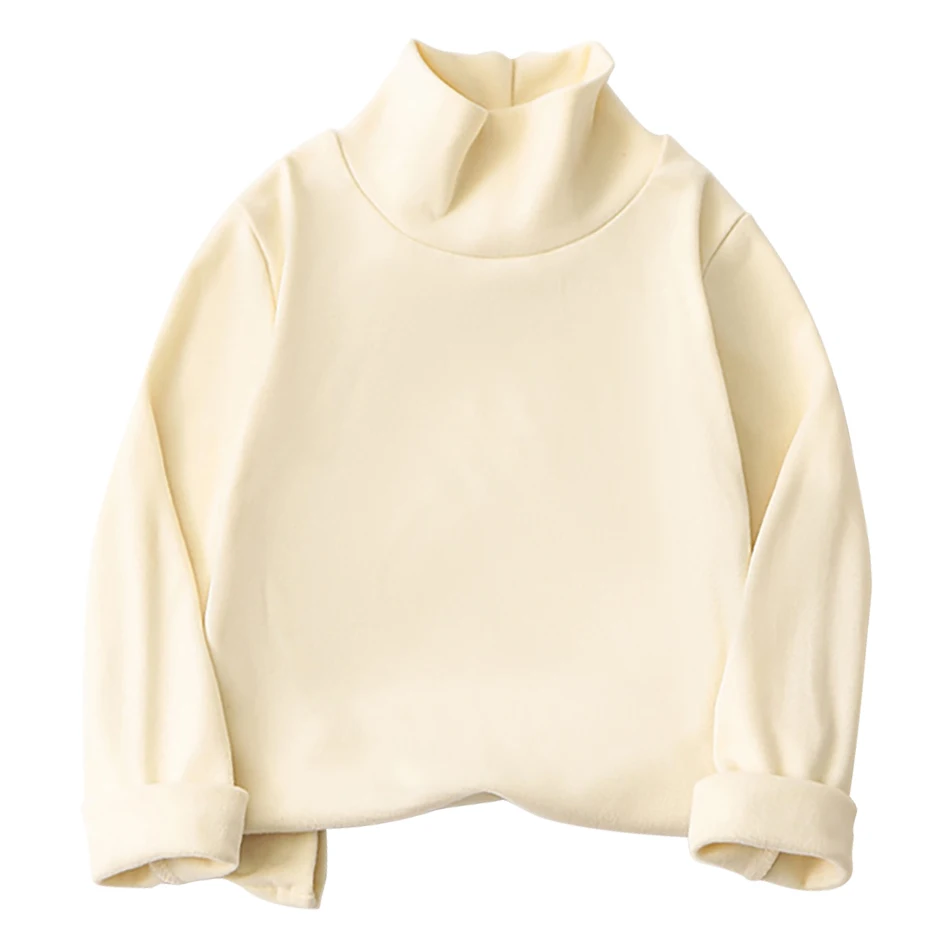 Autumn Winter Long Sleeve Children T-Shirt with Turtleneck Collar - Image 4