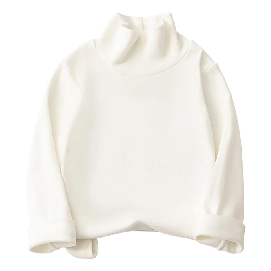Autumn Winter Long Sleeve Children T-Shirt with Turtleneck Collar - Image 7