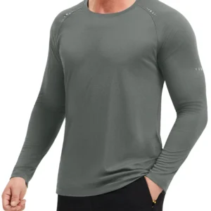 Men's Sun Protection UV Shirt Long Sleeve Shirts UPF 50+ Dry Fit