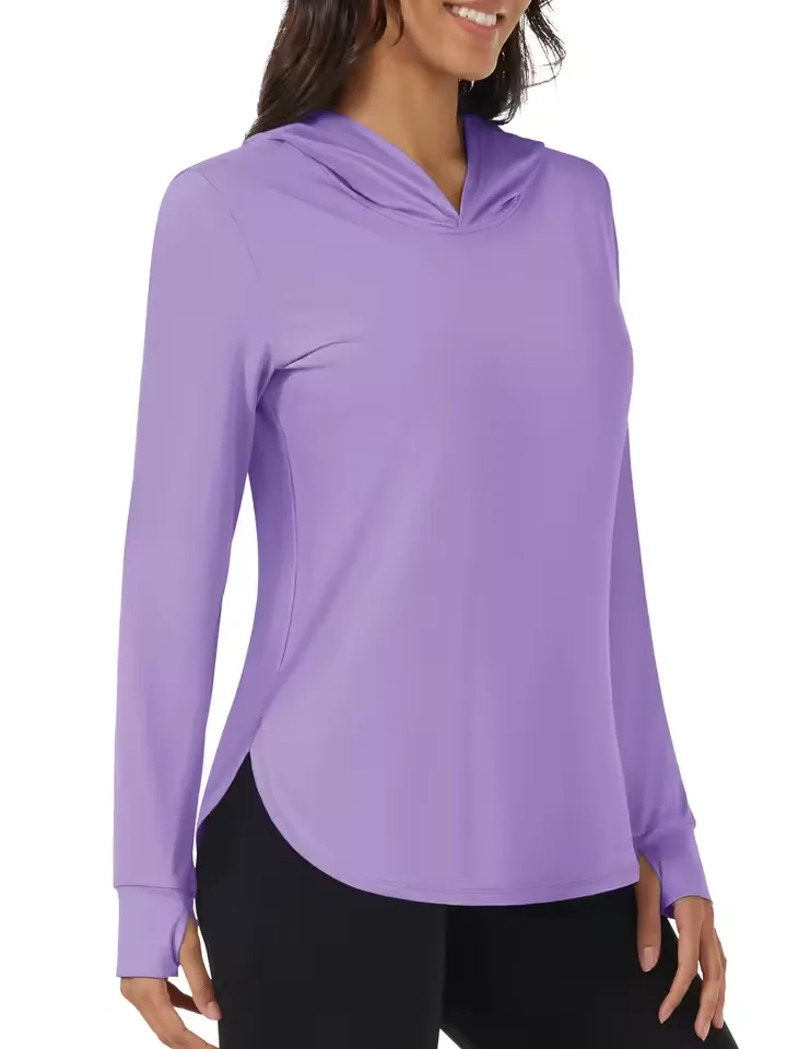 UPF80+ Summer UV Protection Hoodie Womens Outdoor - Image 2