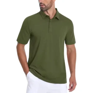 Men's Cooling Polo Shirt Pique Cooling Golf Outdoor
